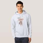 Dobby Watercolor Karakter Kunst Hoodie (Voorkant volledig)