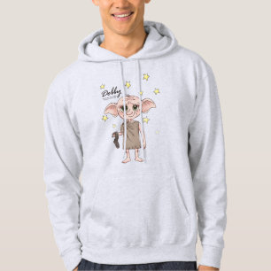 Dobby Watercolor Karakter Kunst Hoodie