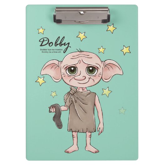 Dobby Watercolor Karakter Kunst Klembord (Voorkant)