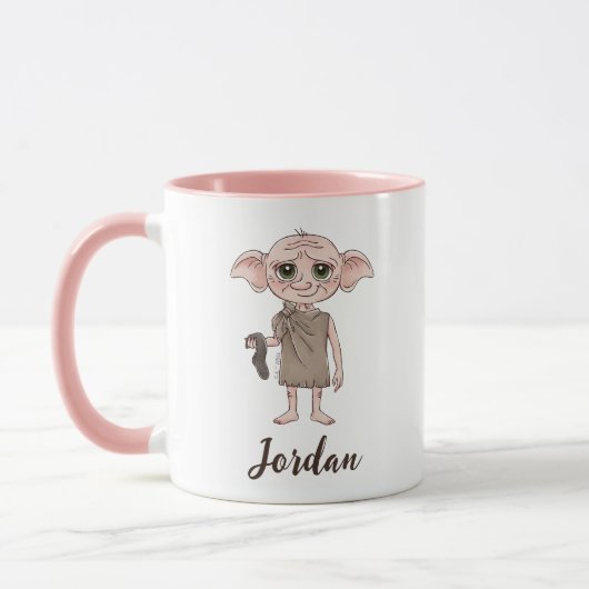 Dobby Watercolor Karakter Kunst Mok (Links)