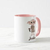 Dobby Watercolor Karakter Kunst Mok (Voorkant rechts)