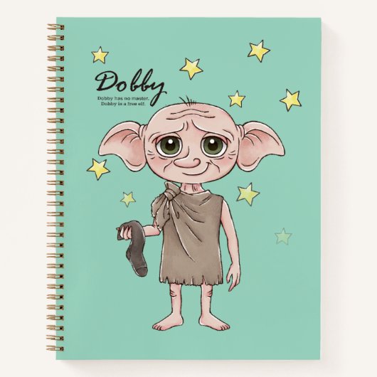 Dobby Watercolor Karakter Kunst Notitieboek (Voorkant)