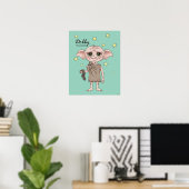 Dobby Watercolor Karakter Kunst Poster (Thuiskantoor)