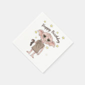 Dobby Watercolor Karakter Kunst Servet (Hoek)