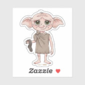 Dobby Watercolor Karakter Kunst Sticker (Vel)