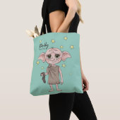 Dobby Watercolor Karakter Kunst Tote Bag (Dichtbij)