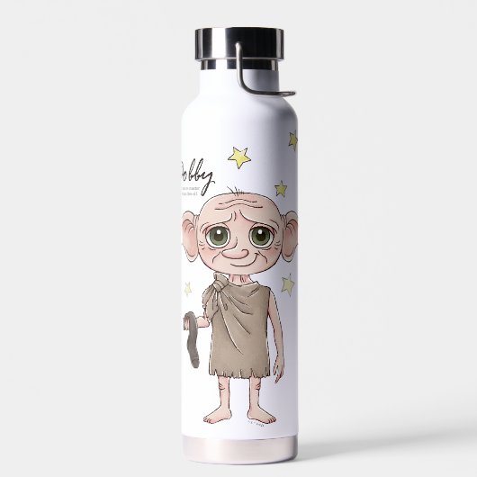 Dobby Watercolor Karakter Kunst Waterfles (Links)