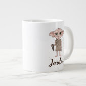 Dobby-watercolor karakterkunst grote koffiekop (Voorkant rechts)
