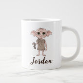Dobby-watercolor karakterkunst grote koffiekop (Rechts)