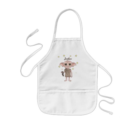 Dobby-watercolor karakterkunst kinder schort (Voorkant)