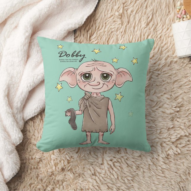 Dobby-watercolor karakterkunst kussen (Deken)