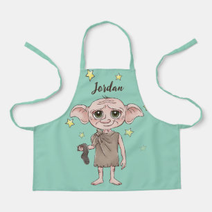 Dobby-watercolor karakterkunst schort