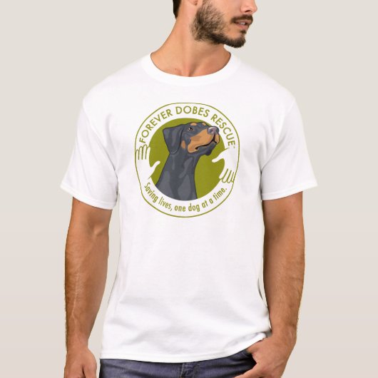 dobe-blue-uncropped-ear-logo-8-29-11 t-shirt (Voorkant)