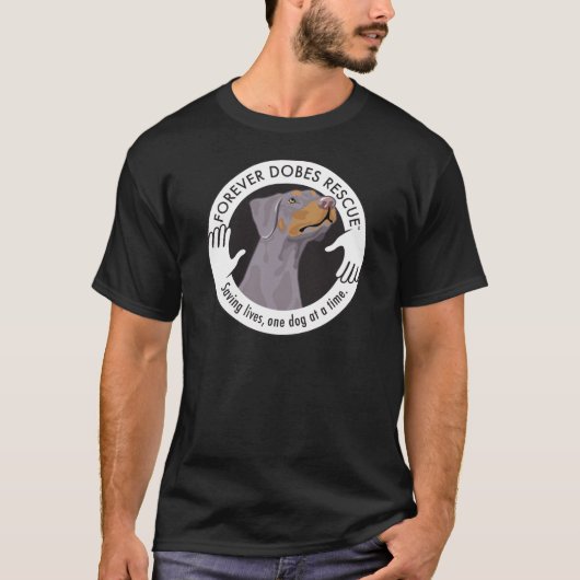 dobe-fawn2-uncropped-ear-logo-8-29-11 t-shirt (Voorkant)