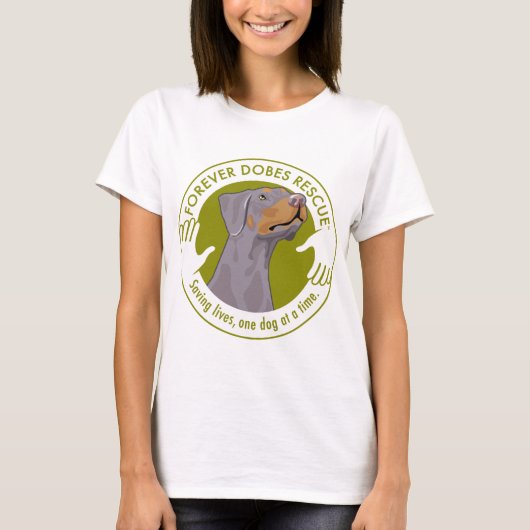 dobe-fawn-uncropped-ear-logo-8-29-11 t-shirt (Voorkant)