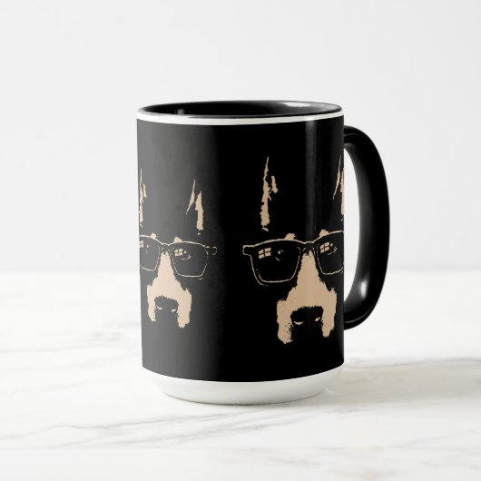 Dobe Glasses Mok (Voorkant rechts)