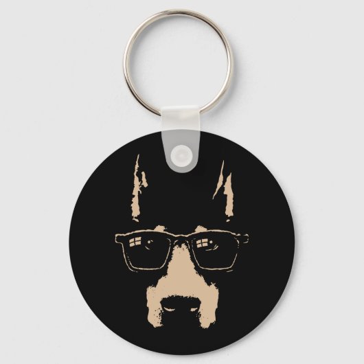 Dobe Glasses Sleutelhanger (Voorkant)