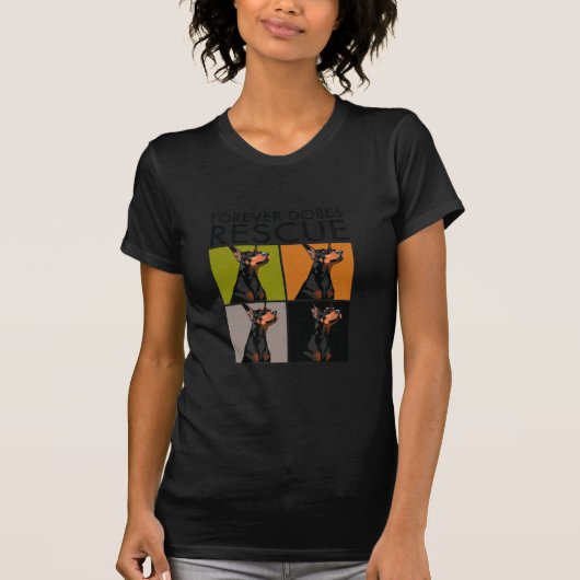 dobe-raster t-shirt (Voorkant)