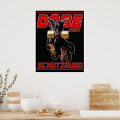 Dobe Sports Schutzhund Retrieve design Poster (Keuken)