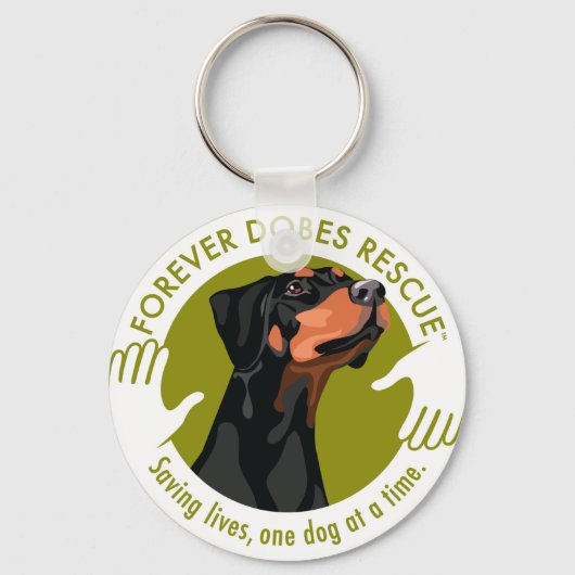dobe-uncropped-ear-logo-8-29-11 sleutelhanger (Voorkant)