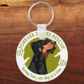 dobe-uncropped-ear-logo-8-29-11 sleutelhanger (Voorkant)