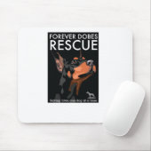 dobe-zwarte rechthoek muismat (Met muis)