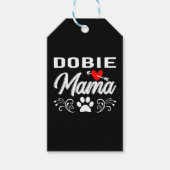 Dober Dobie Mama Dober Mom Cadeaulabel (Voorkant)