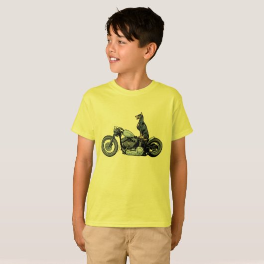 Dobercycle T-shirt (Voorkant volledig)