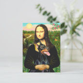 Doberman 1 - Mona Lisa Briefkaart (Staand voorkant)