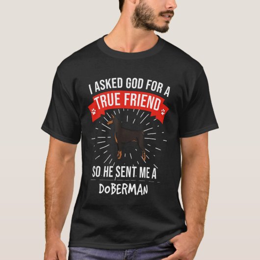 Doberman 1 t-shirt (Voorkant)