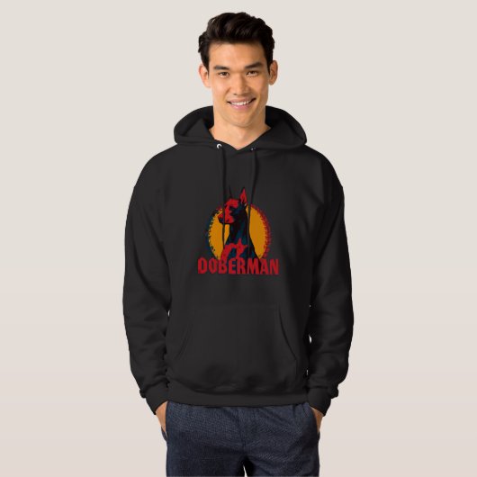 Doberman 545 hoodie (Voorkant volledig)
