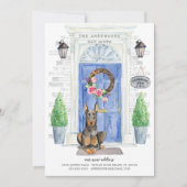 Doberman Aankondiging voor het verplaatsen van voo (Voorkant)