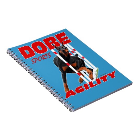 Doberman Agility-laptop Notitieboek (Rechterzijde)