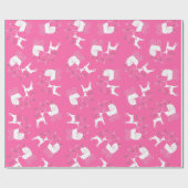 Doberman Baby shower Dog Cadeaupapier (Vlak)