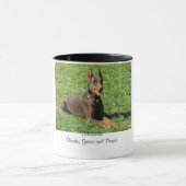 Doberman:  Beauty, Grace en Power Mok (Midden)