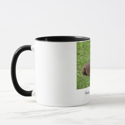 Doberman:  Beauty, Grace en Power Mok (Links)