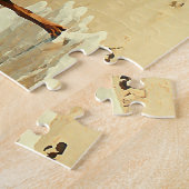 Doberman bij het Afbeelding voor het verven van he Legpuzzel (Zijkant)