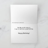 Doberman Birthday Kaart (Binnen)