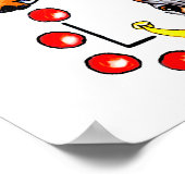 Doberman Black Joker Poster (Hoek)