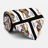 Doberman Black Joker Stropdas (Opgerold)