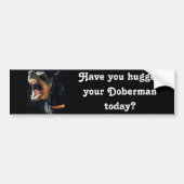 Doberman Bumpersticker (Voorkant)