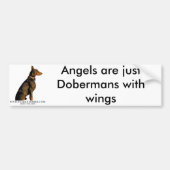 doberman-bumpersticker bumpersticker (Voorkant)