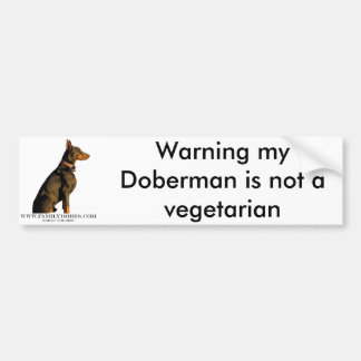 doberman-bumpersticker bumpersticker