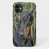 Doberman Butterfly Surprise Case-Mate iPhone Case (Achterkant)
