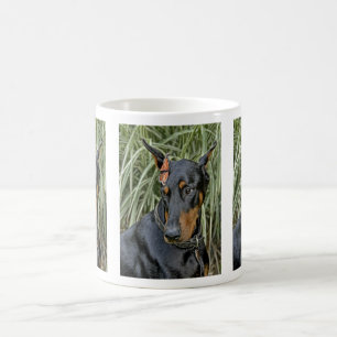 Doberman Butterfly Surprise Koffiemok