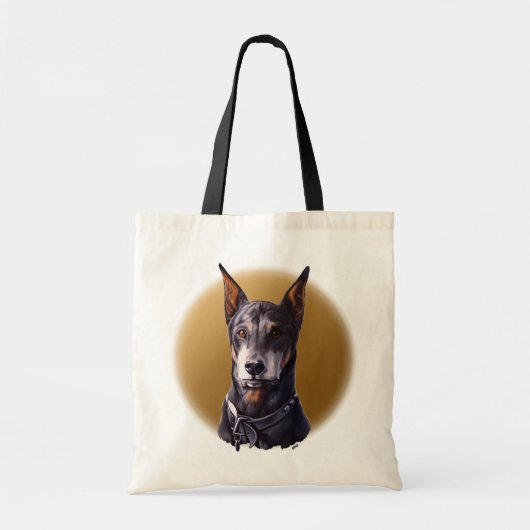 Doberman Canvas tas Gepersonaliseerd Doberman Pins (Voorkant)