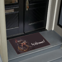 Doberman charm deurmat