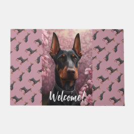 Doberman charm deurmat