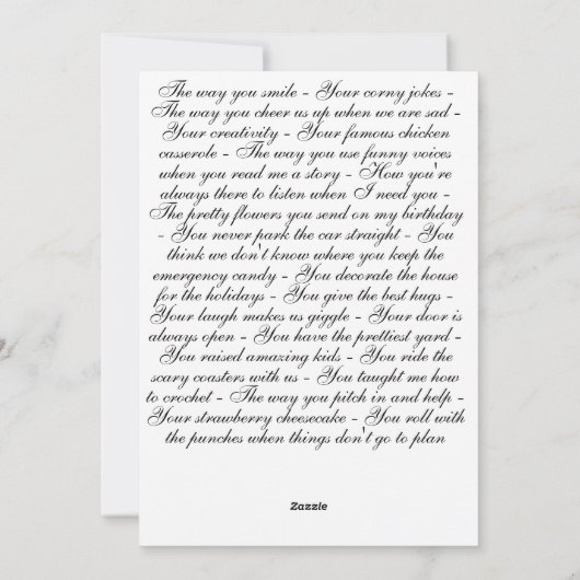 Doberman charm. feestdagenkaart (Achterkant)