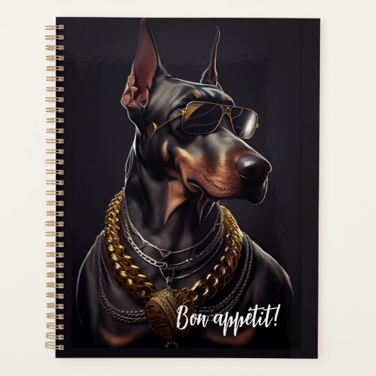 Doberman charm planner (Voorkant)